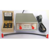 DG8SAQ USB-Controlled VNWA 3SE Automatic 2 Port VNA,  4 pcs SMA Amphenol Cal Kit, RG223
